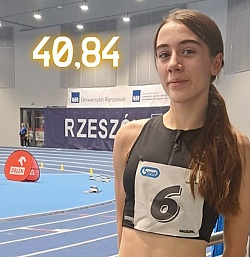 Zosia Pasierbek pobiła 16-letni Rekord Śląska na 300 m U16